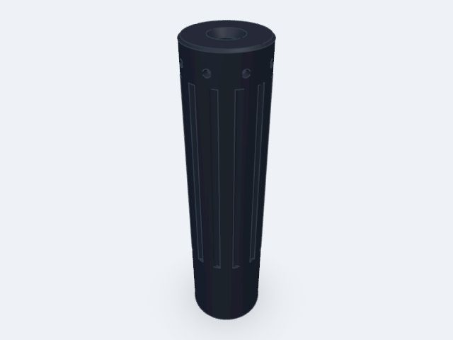 Airgun Suppressor .35 Cal (1/2-20 UNF)