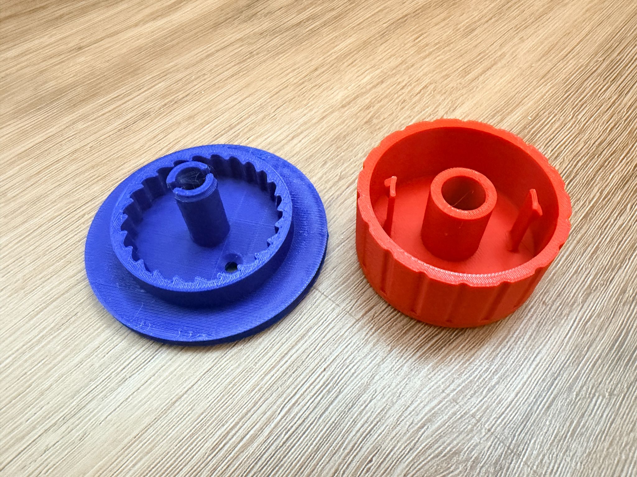 One-way ratchet knob