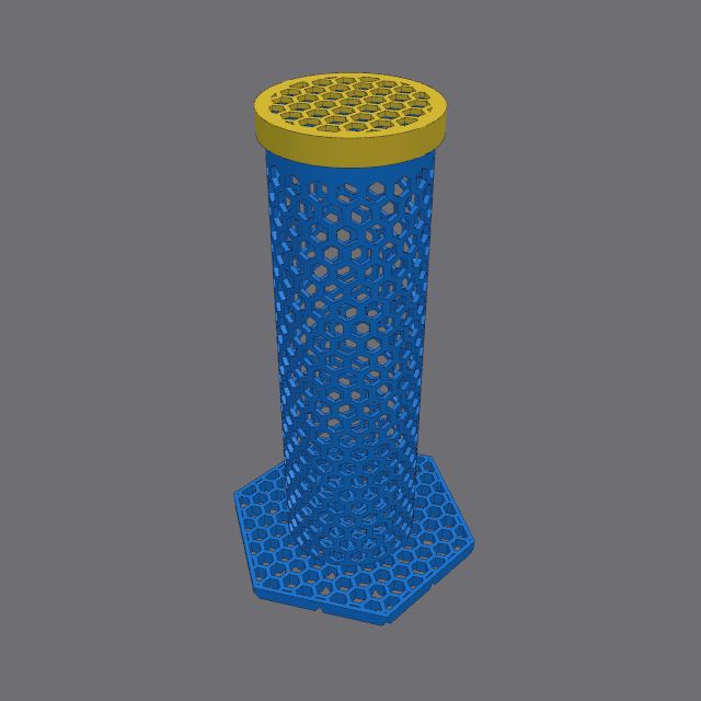 black worm habitat tower