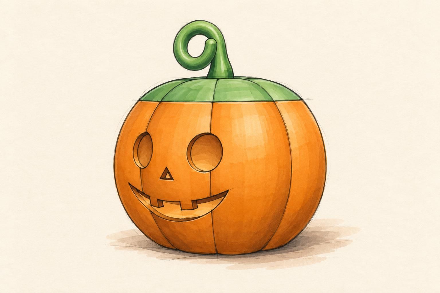 Jack-o’-Lantern tea light holder