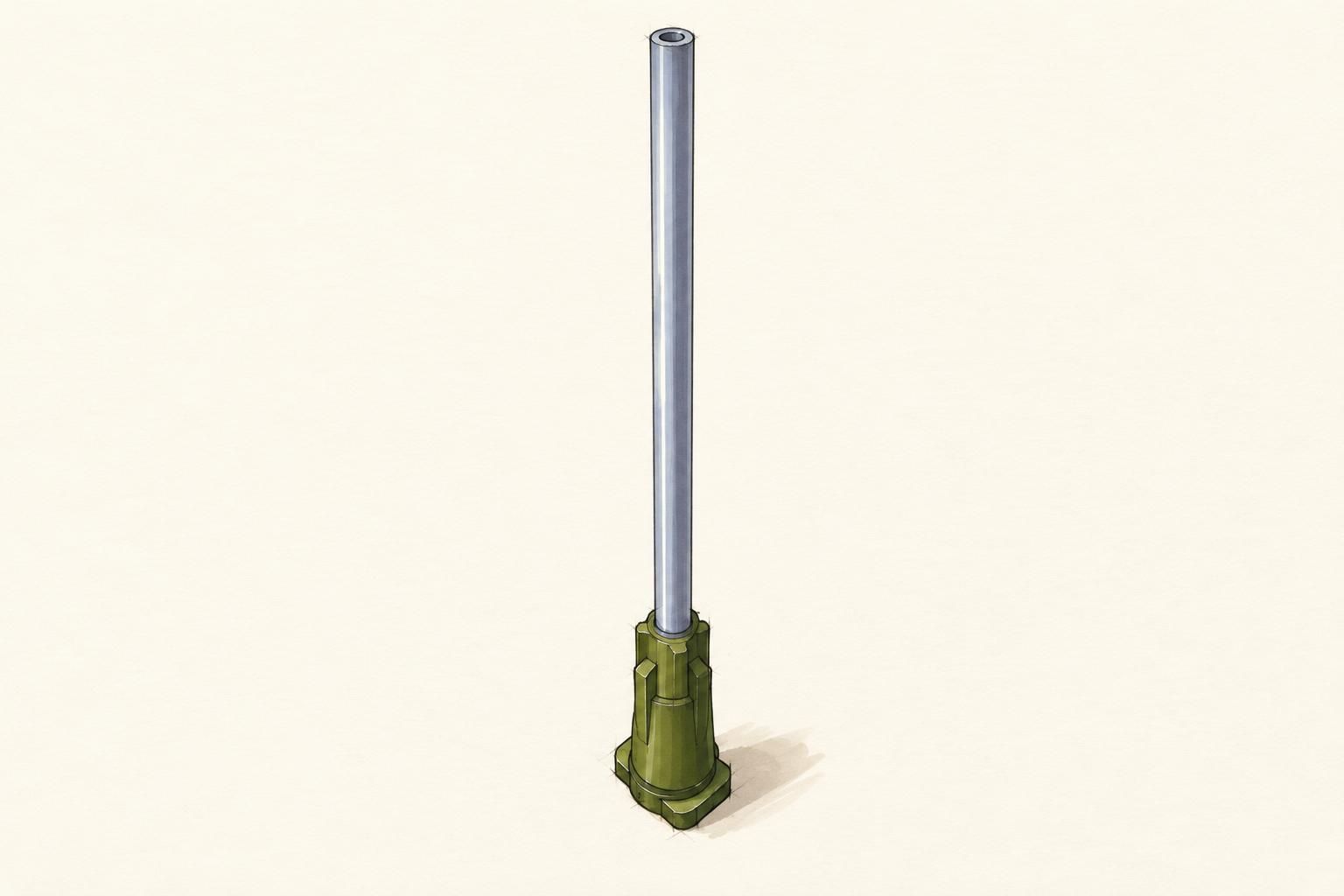 14G Luer Lock Blunt Dispensing Needle (2 Inch)