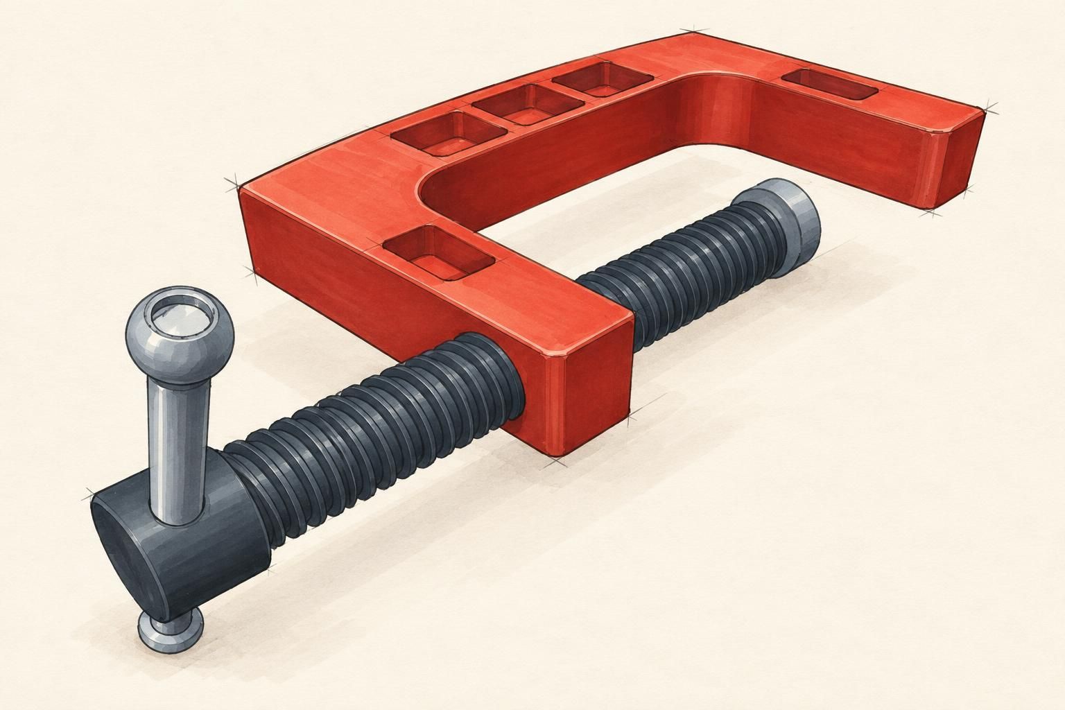 Heavy-Duty C-Clamp
