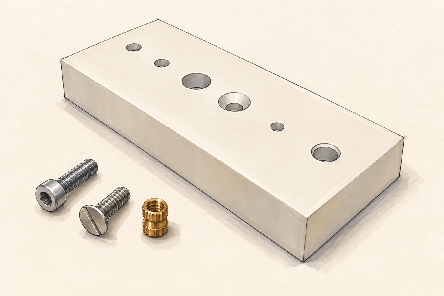 Fastener hole reference plate