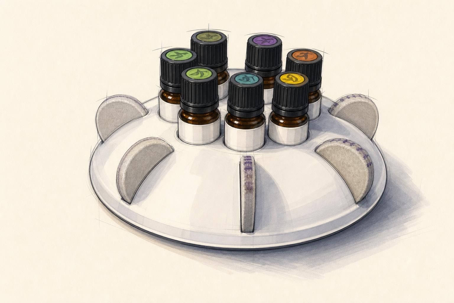 7 Bottle Lazy Susan