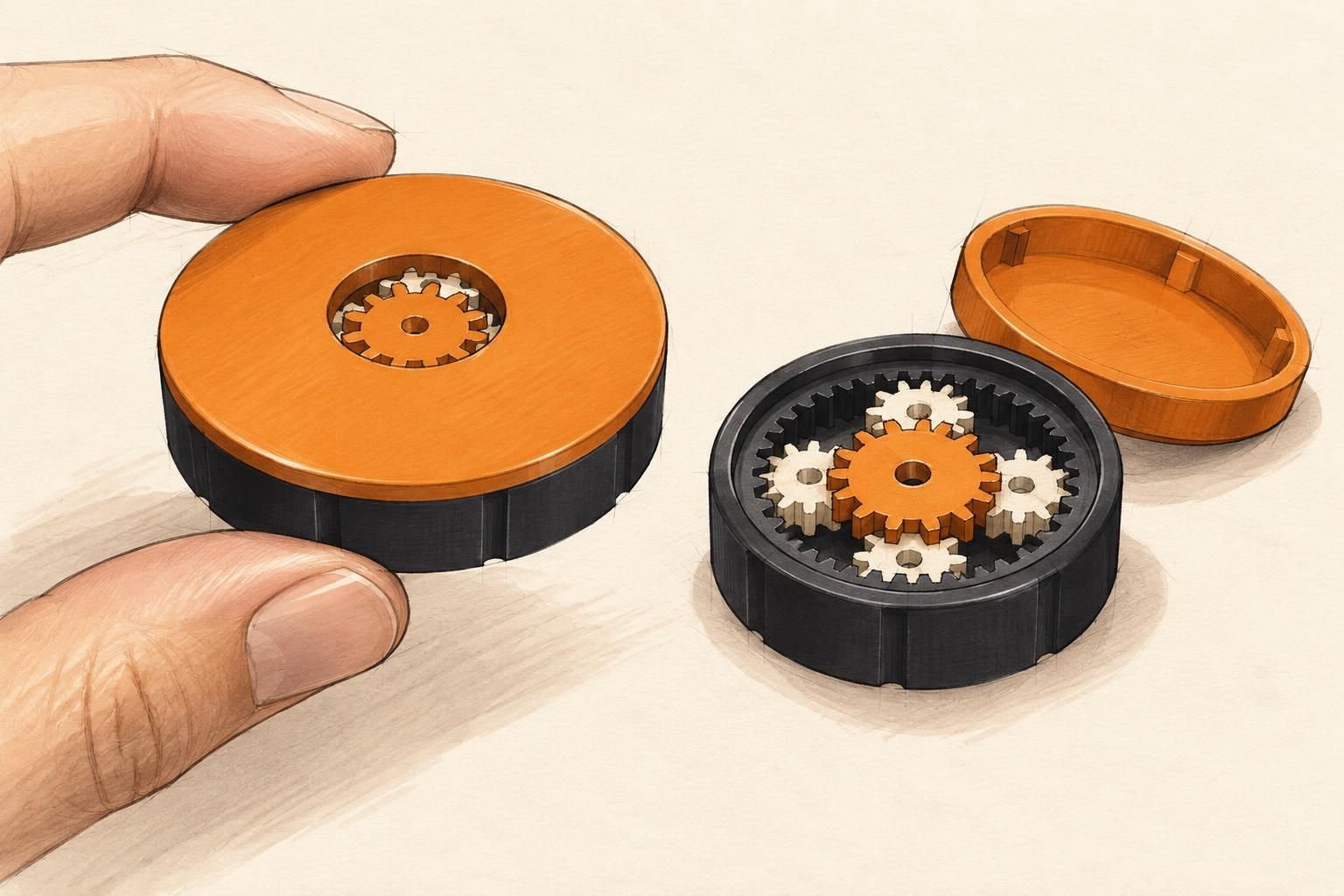 Planetary gear fidget