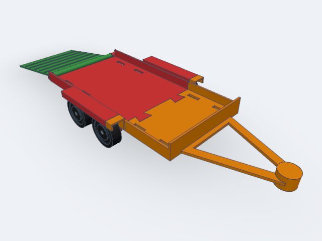 1RC Dirt Late Model Trailer