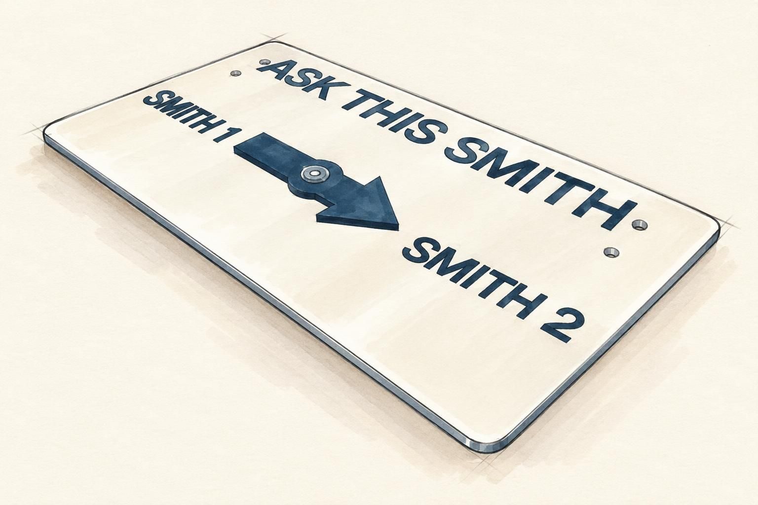 Smith Selector — Rotating Arrow Dial