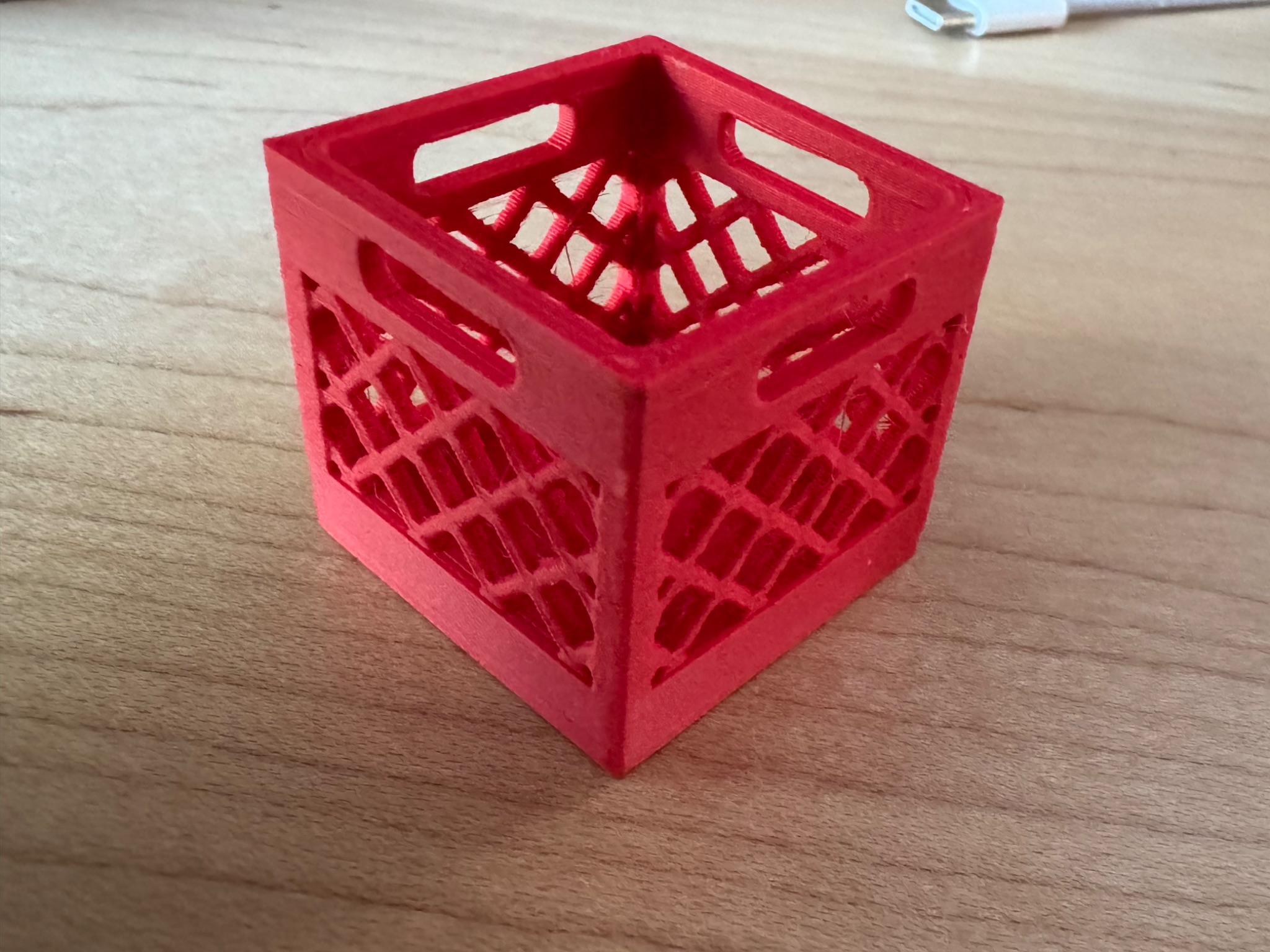 Mini Milk Crate SD Card Holder