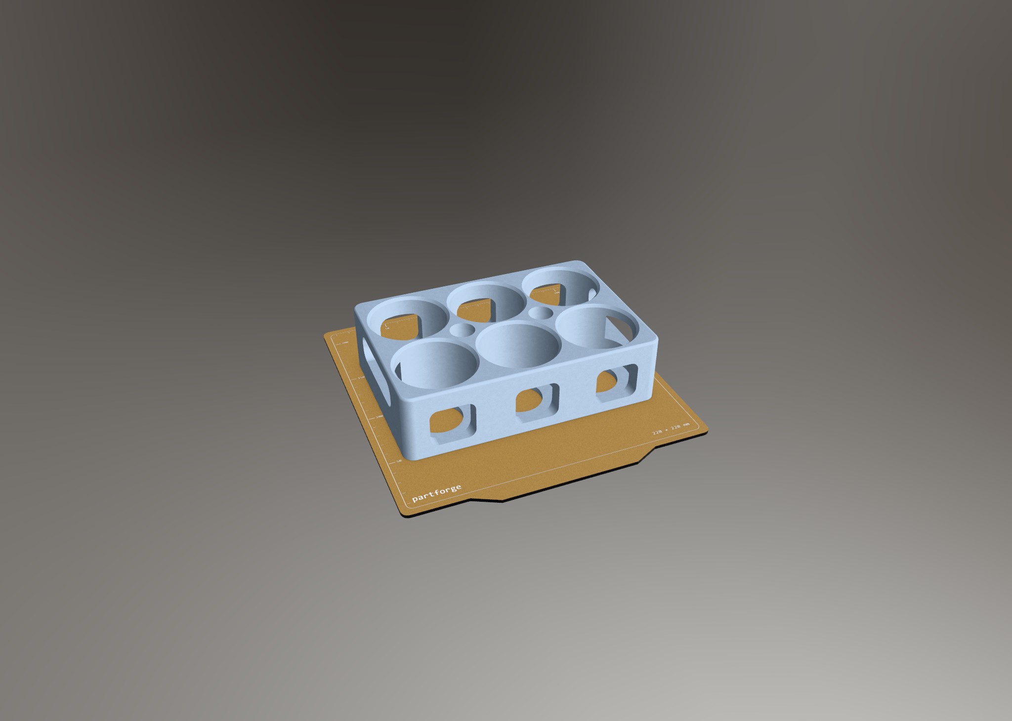 8-Bottle Fragrance Oil Holder (8oz / 55mm)
