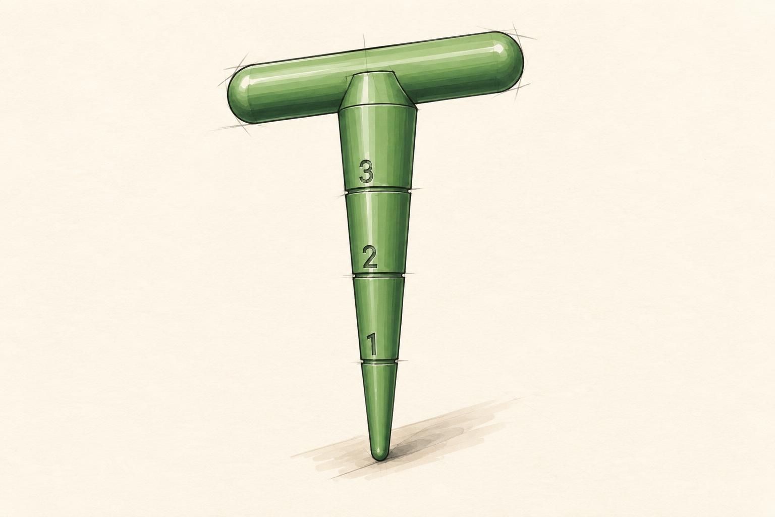Seed Dibber- Plant your seeds at the right depth!