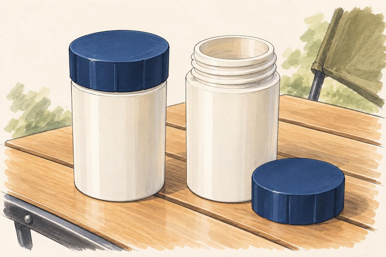 Screw-cap container