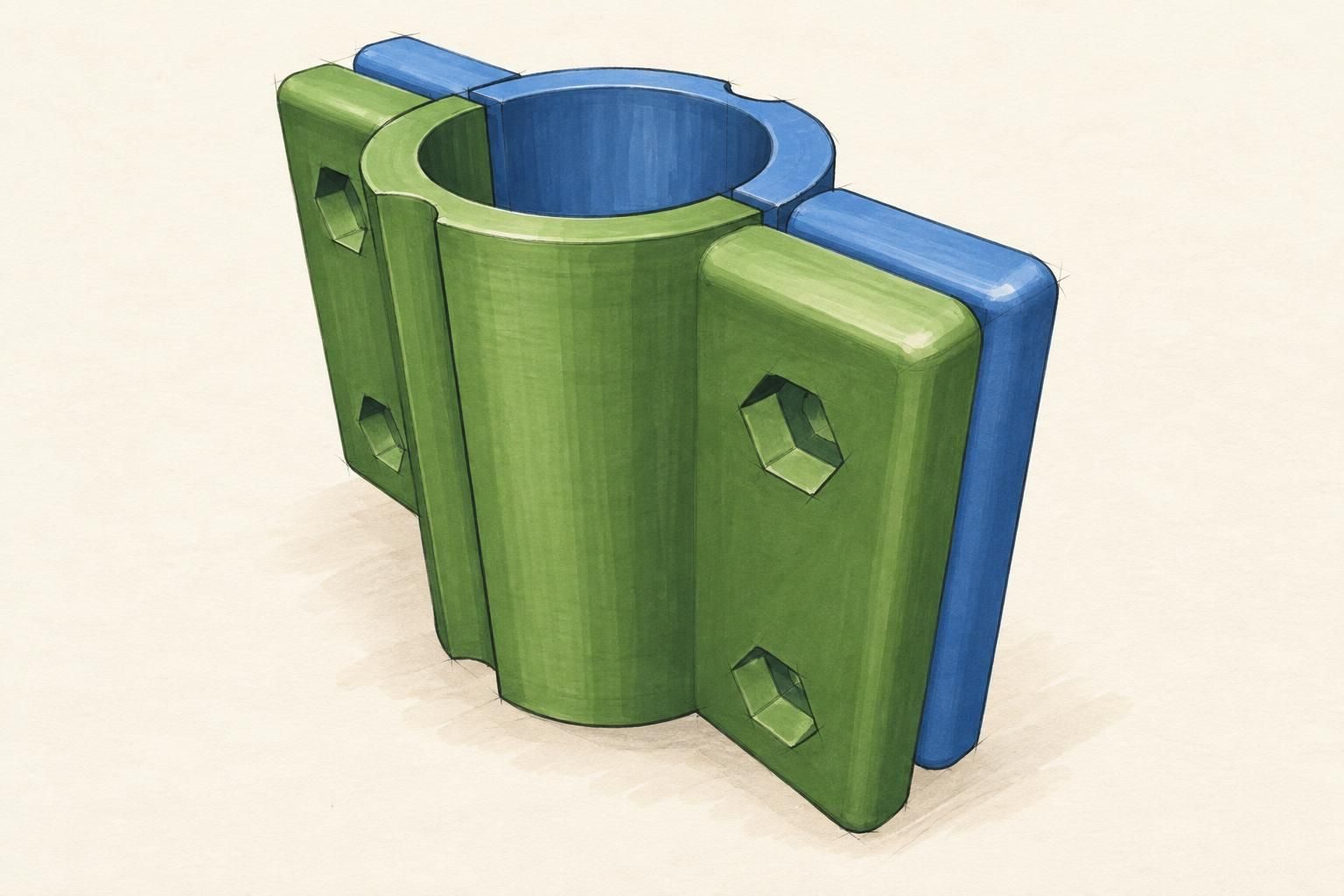 Bulb Changer Neck Repair Clamp