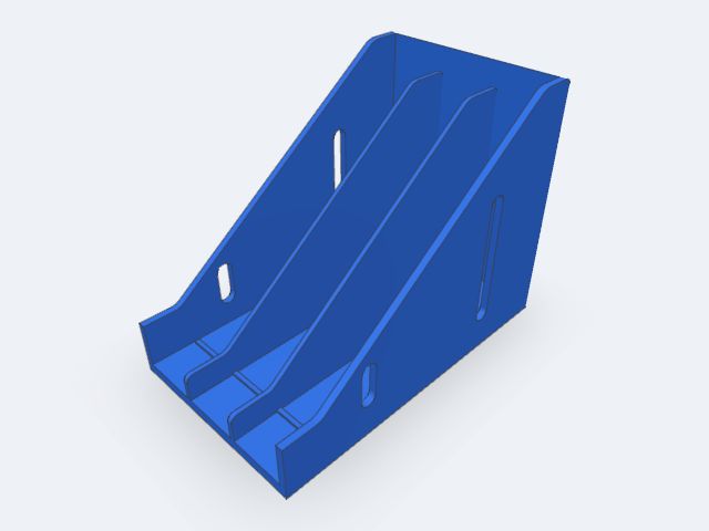 Slim Desk Binder & Folder Storage