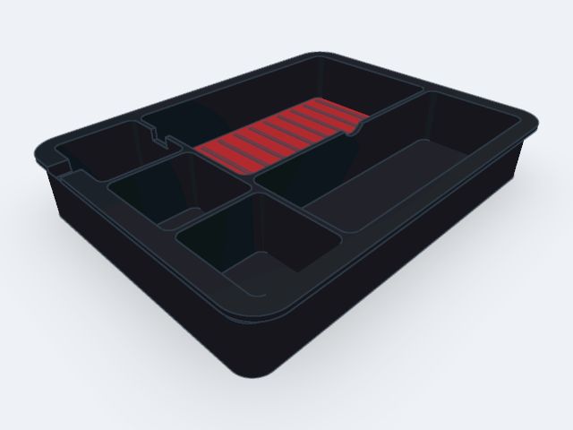 Tesla Model S Center Console Container
