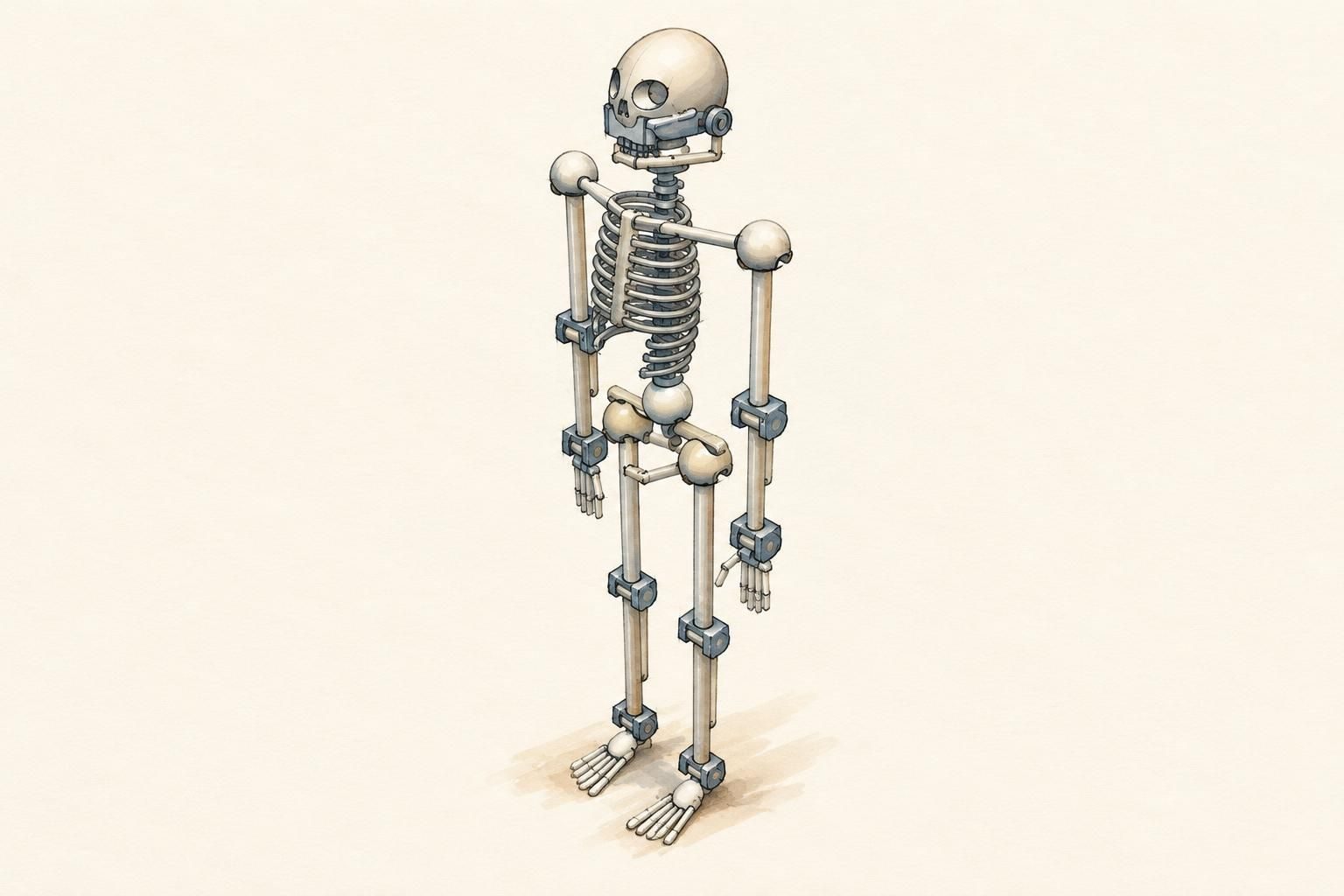 Articulating skeleton