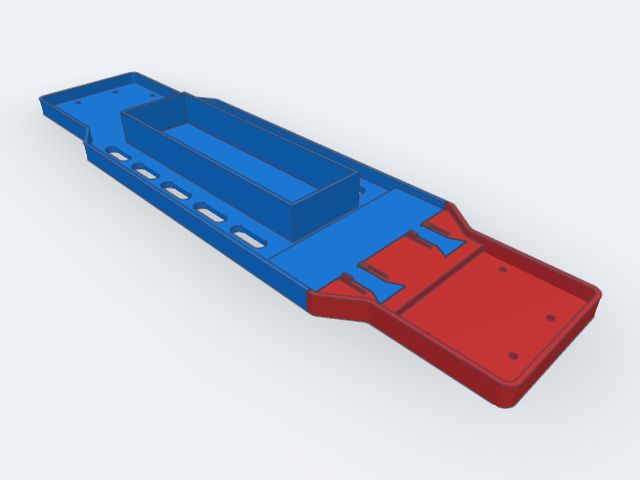 Stampede extended chassis (2-piece clip)