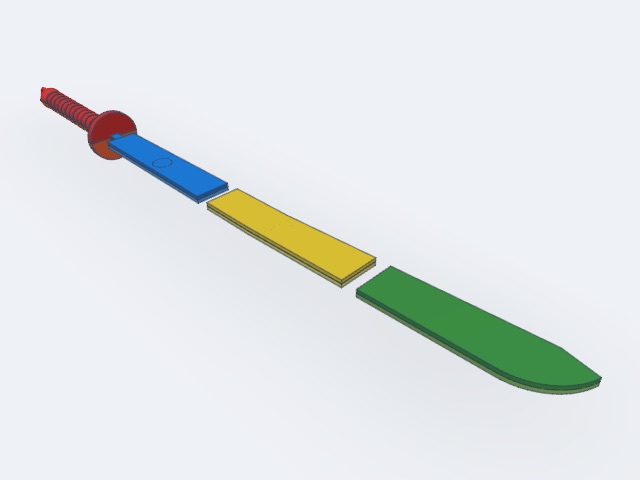 Blue Spirit Dao Sword